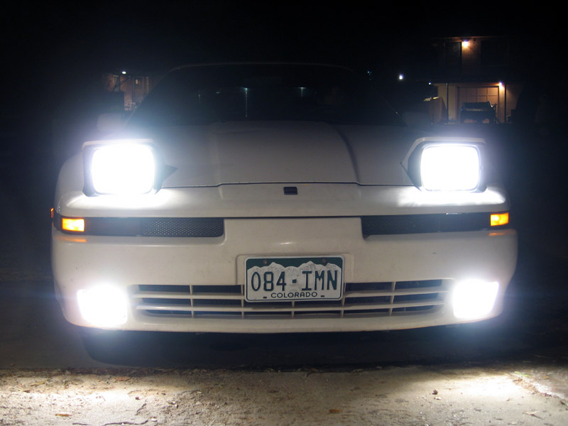 A supra mk3 with JUST the foglights on is a sight to behold it's damn 